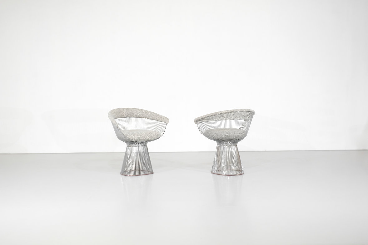 Wire armchair by Warren Platner for Knoll, contemporary reedition