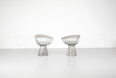 Wire armchair by Warren Platner for Knoll, contemporary reedition