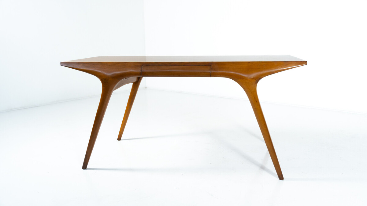 Writing Desk by Carlo de Carli,Walnut,1950s