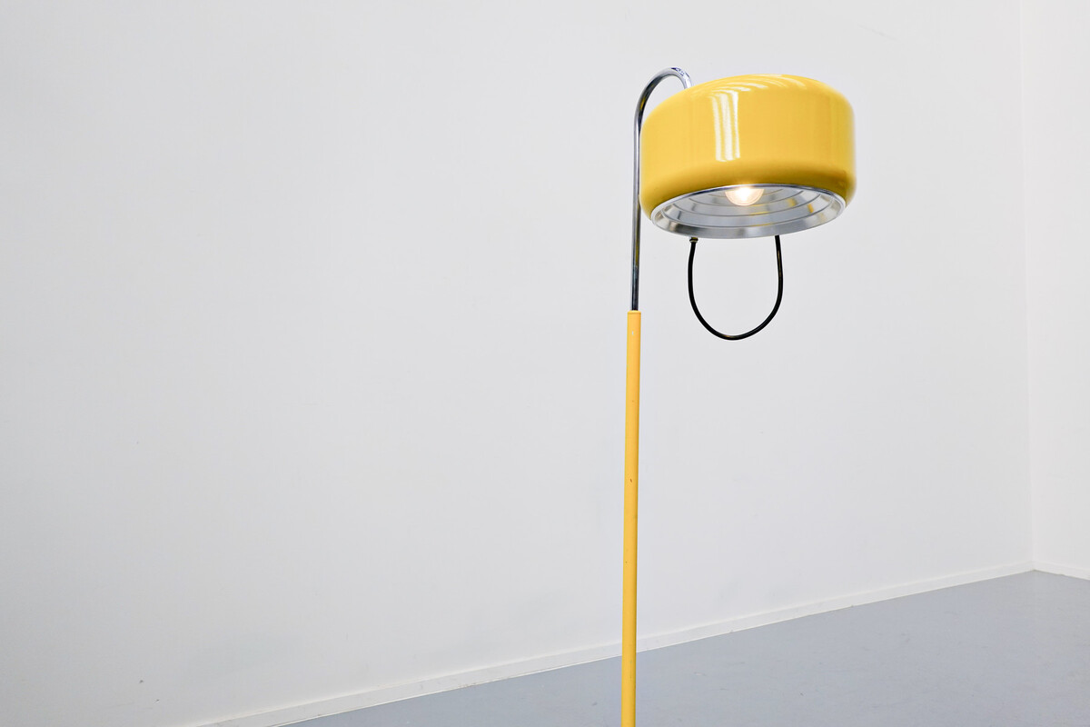 Yellow Floor Lamp by Kaiser Leuchten, Germany, 1970's
