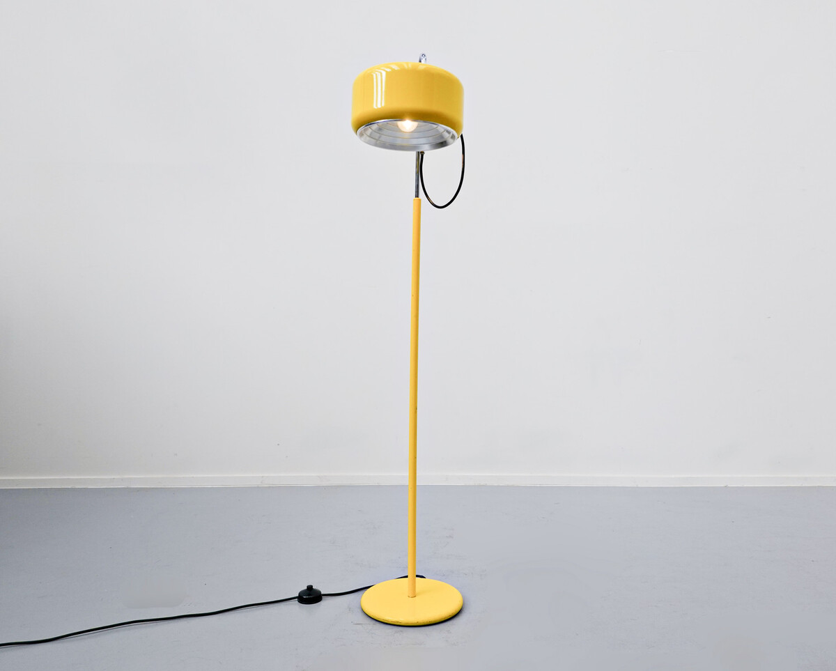 Yellow Floor Lamp by Kaiser Leuchten, Germany, 1970's