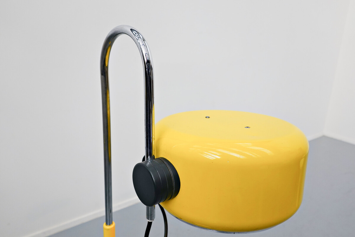 Yellow Floor Lamp by Kaiser Leuchten, Germany, 1970's