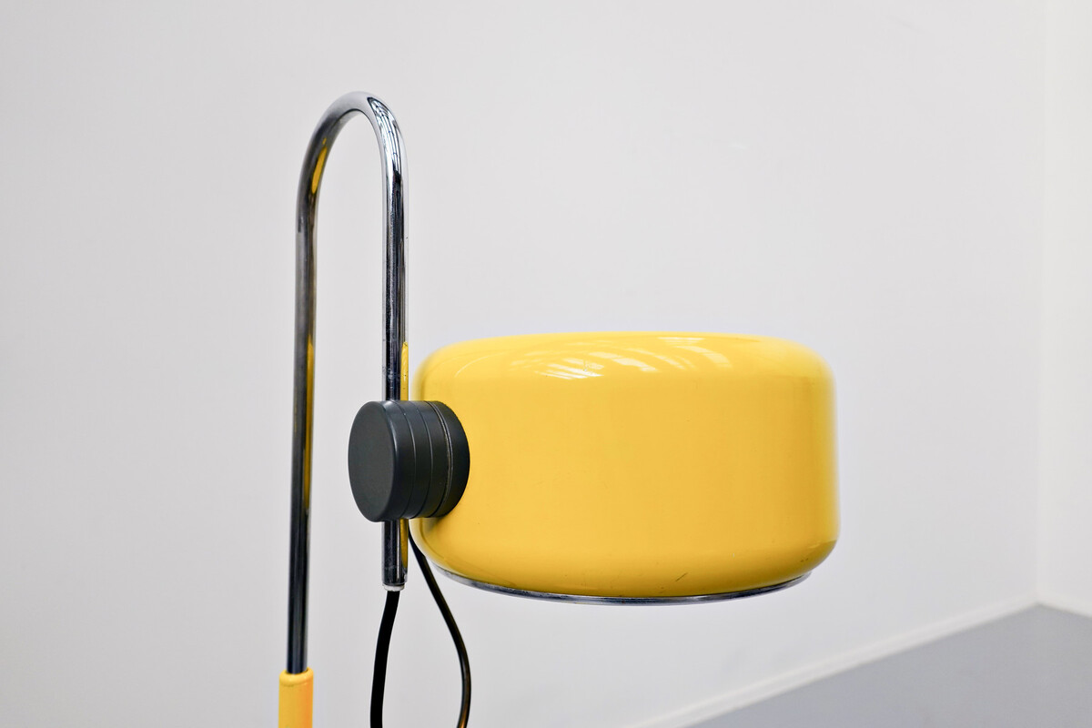 Yellow Floor Lamp by Kaiser Leuchten, Germany, 1970's