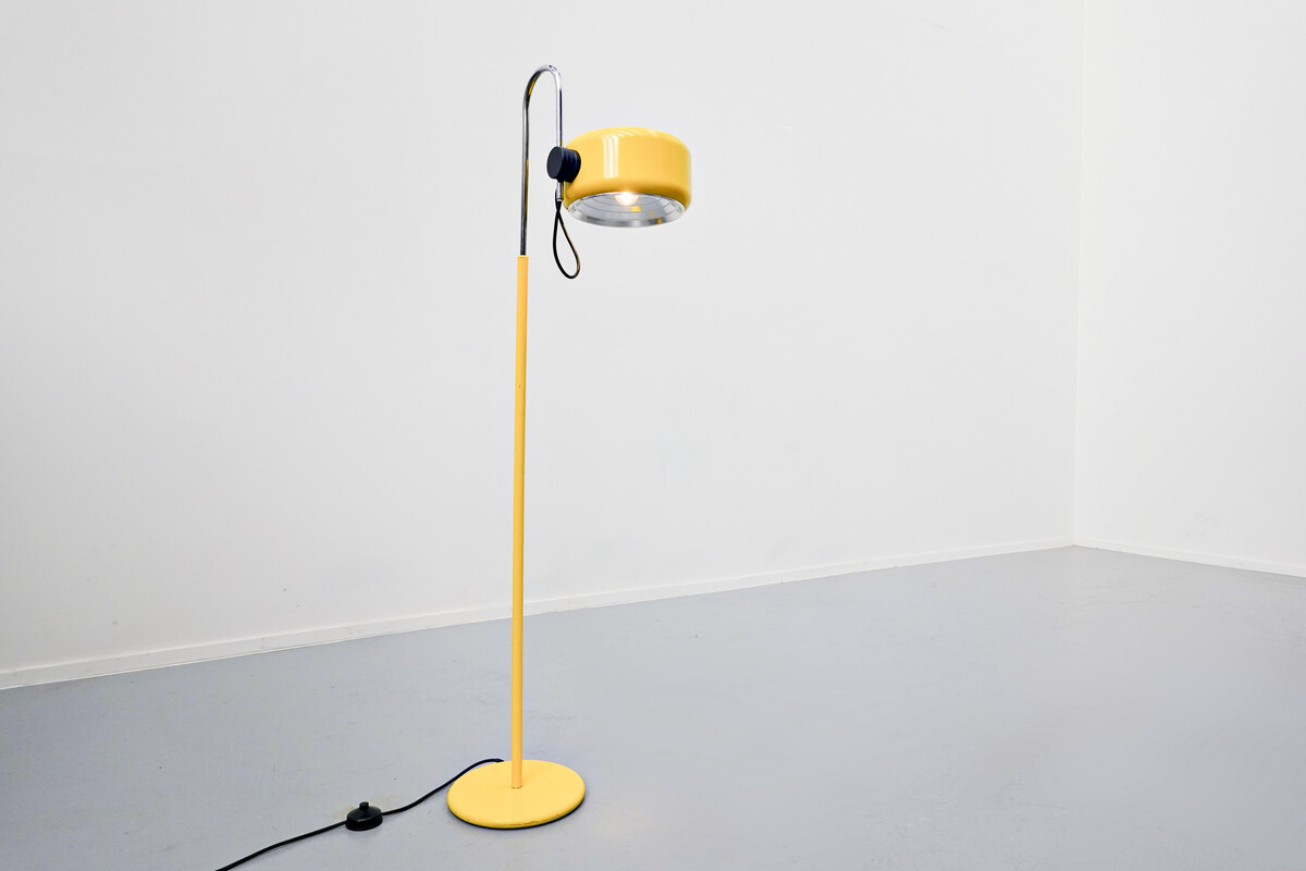 Yellow Floor Lamp by Kaiser Leuchten, Germany, 1970's